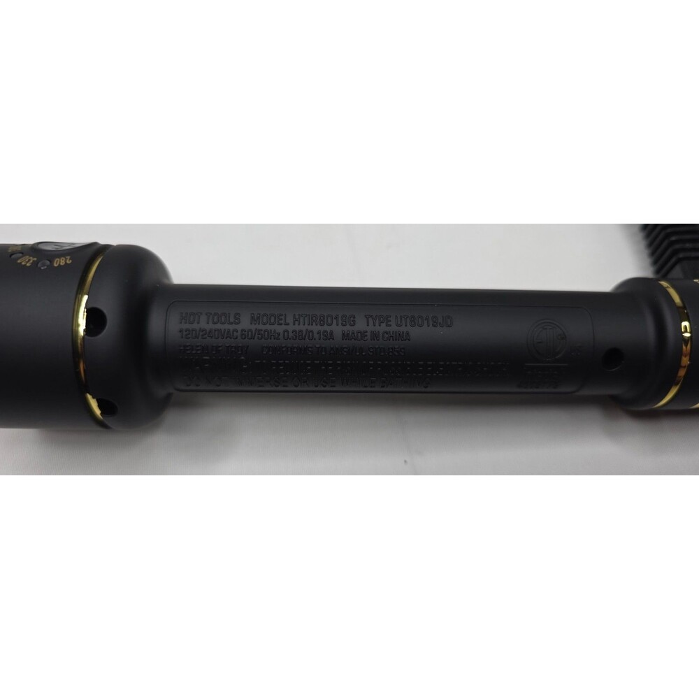 Hot Tools Pro Artist 24K Gold Extended Barrel Tapered Curling Iron HTIR8018G - Picture 8 of 9